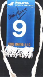 Mick Jones signed tag